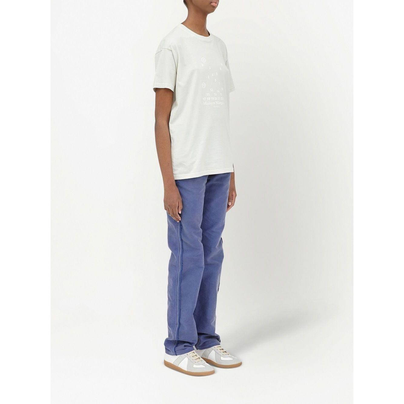 Maison Margiela T-shirts and Polos White Topwear Maison Margiela Beige
