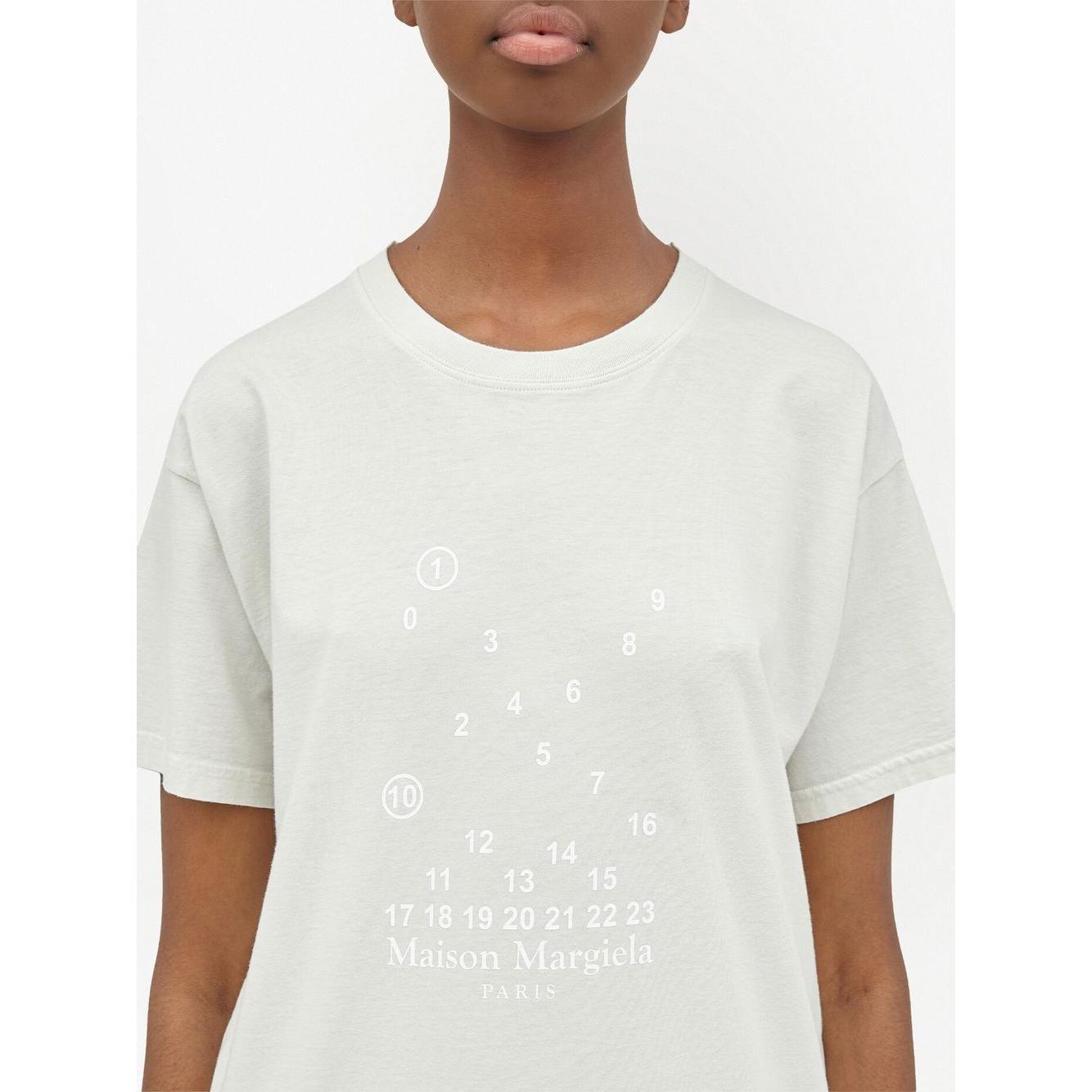 Maison Margiela T-shirts and Polos White Topwear Maison Margiela Beige