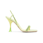 3JUIN Sandals Green 323SC0030775562SATINKIWI
