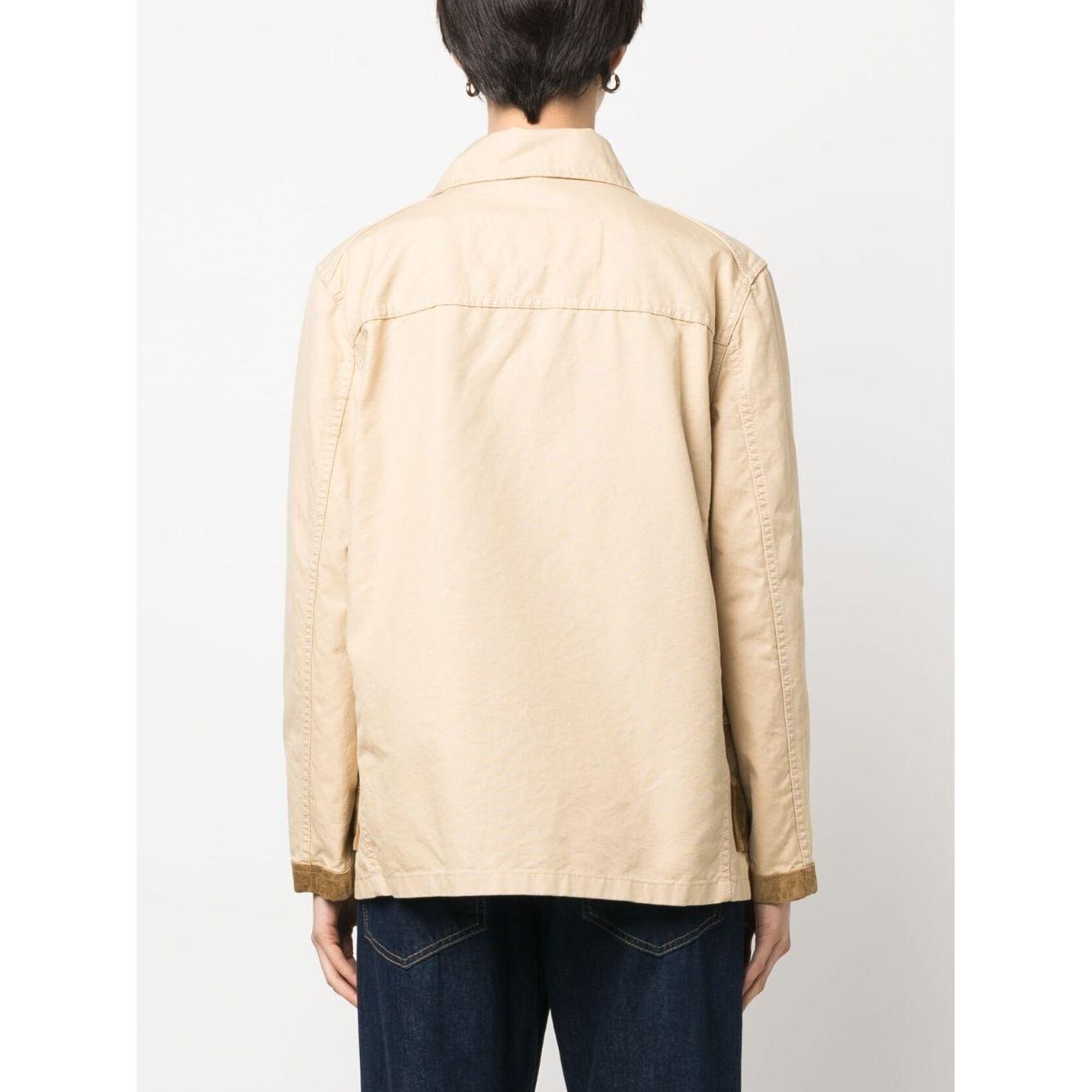 Fay Coats Beige Jackets Fay Antique White