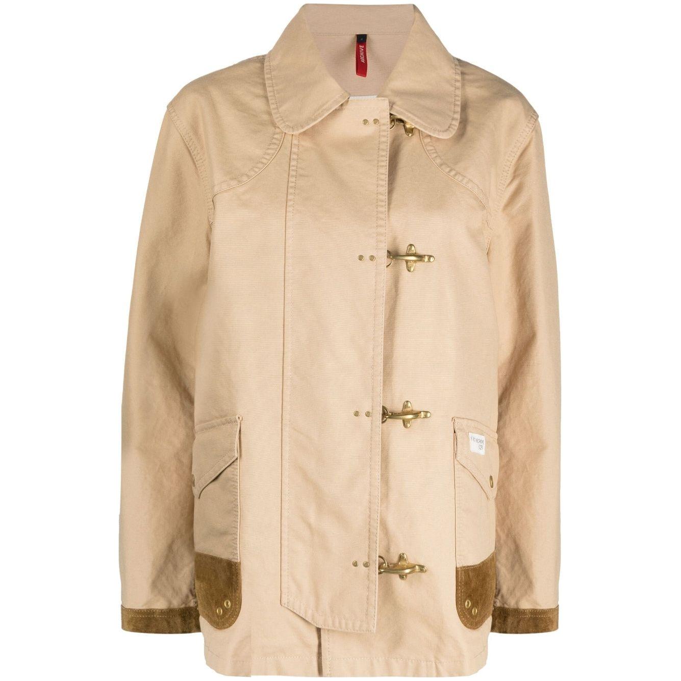 Fay Coats Beige Jackets Fay Tan