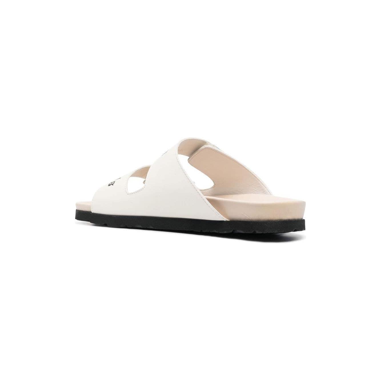Palm Angels Sandals White Sandals Palm Angels Dark Slate Gray