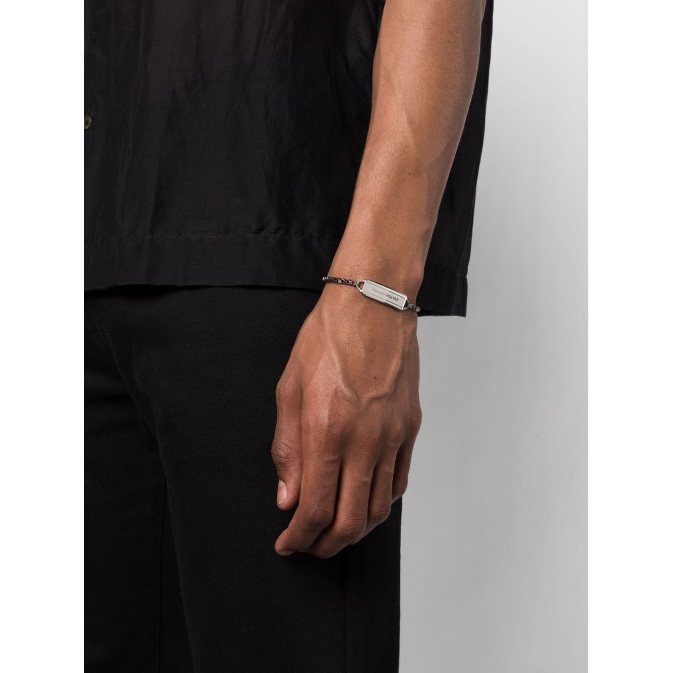 Alexander McQueen Bijoux Silver Jewellery Alexander Mcqueen Dark Gray