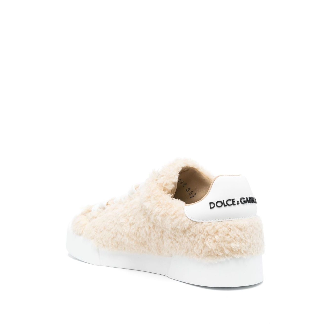 Dolce & Gabbana leather sneakers with embossed logo Sneakers