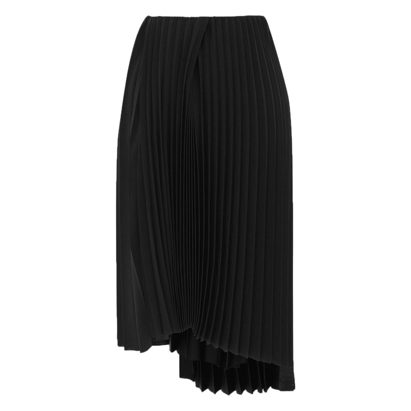 Saint Laurent Pleated Midi Skirt Skirts