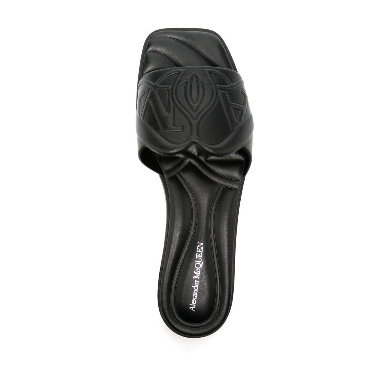 Alexander McQueen logo-embossed leather sandals Sandals