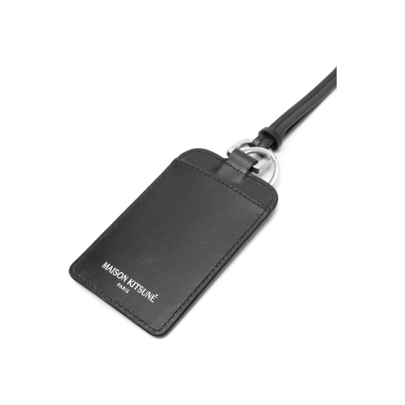MAISON KITSUNE' Wallets Black Small Leather Goods Maison Kitsune Dark Slate Gray