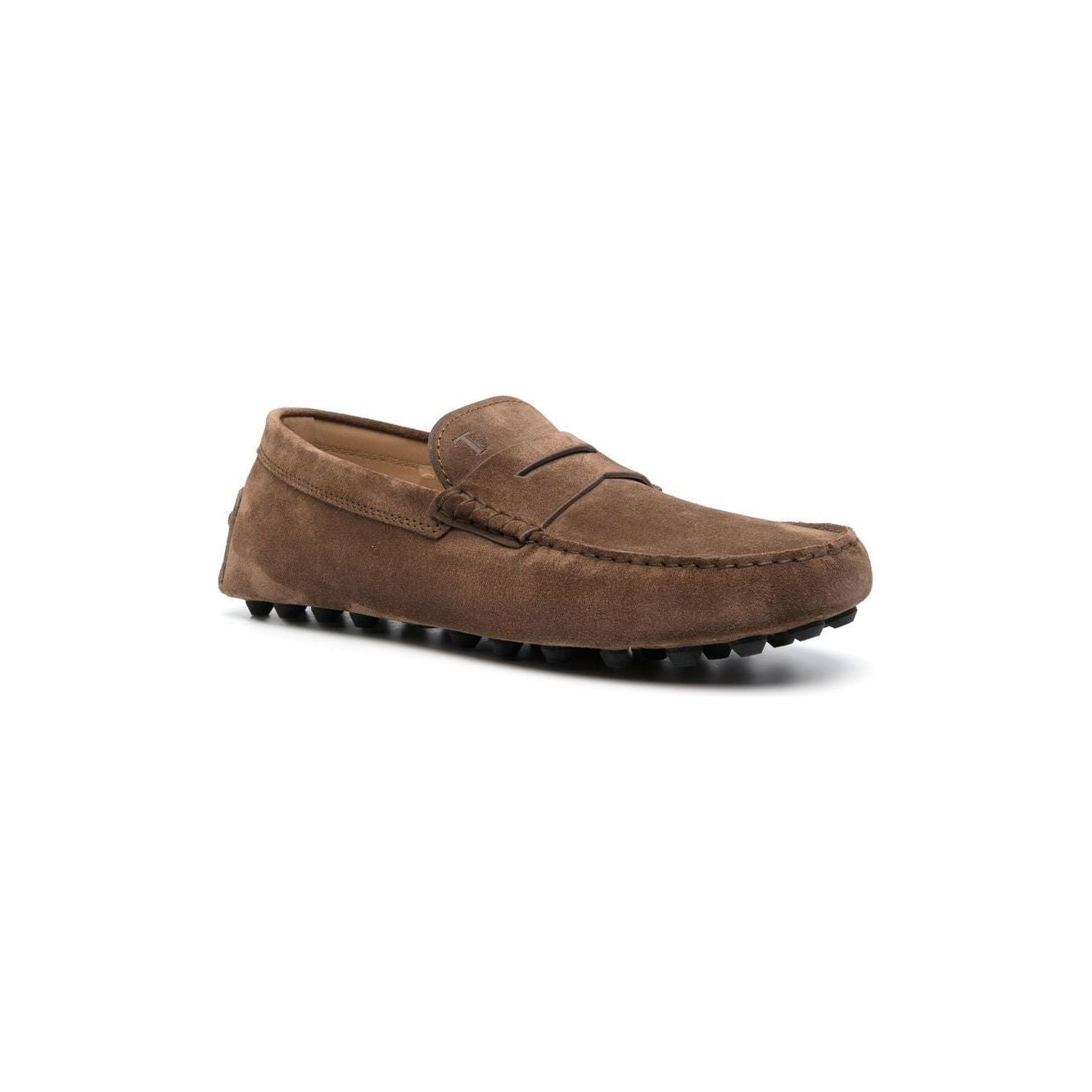 Tod's Flat shoes Brown Moccasins Tod'S Dark Olive Green