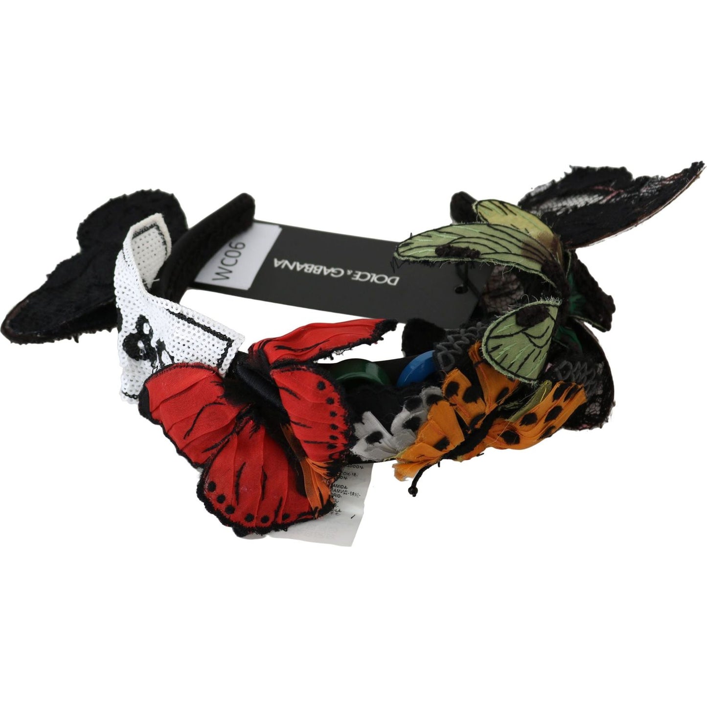 Dolce & Gabbana Elegant Floral Silk Headband Diadem Diadem Dolce & Gabbana Rosy Brown