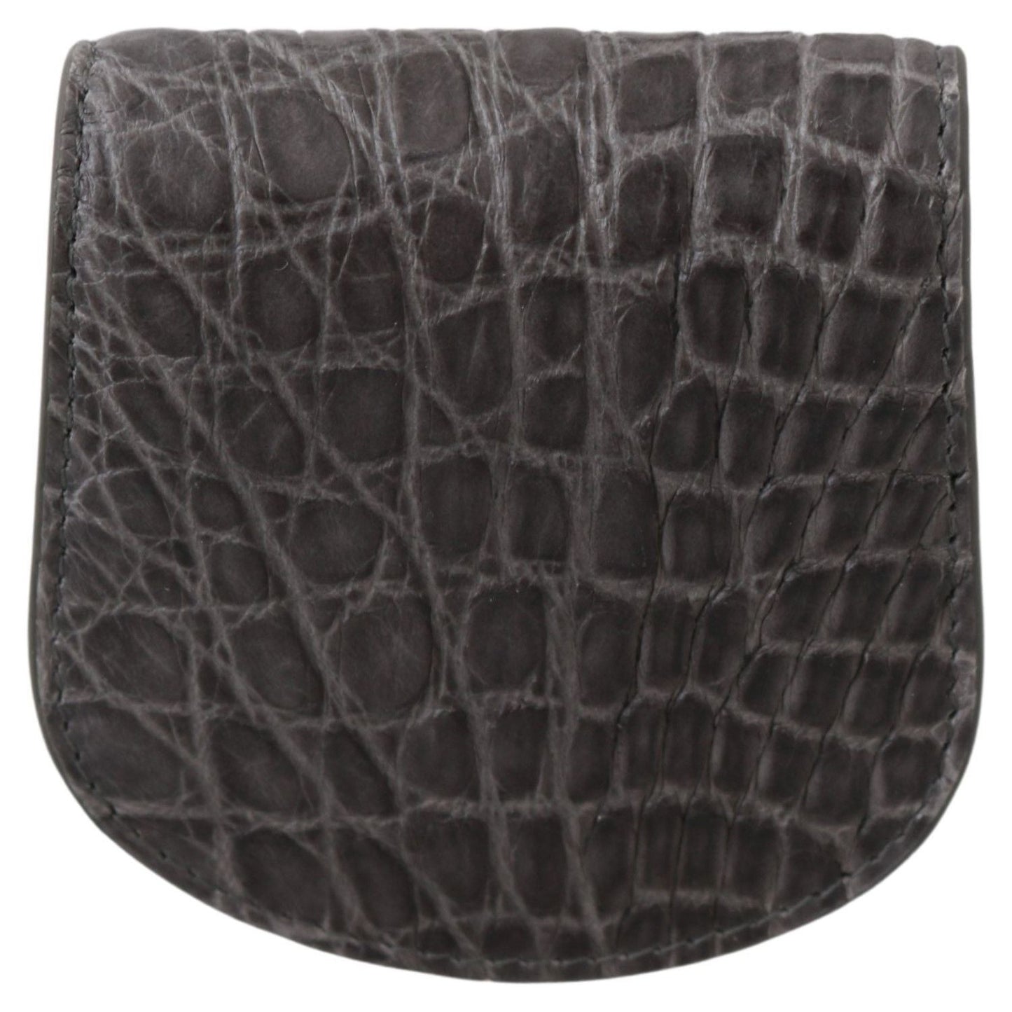 Dolce & Gabbana Exotic Gray Leather Condom Case Wallet Condom Case Dolce & Gabbana Dark Slate Gray