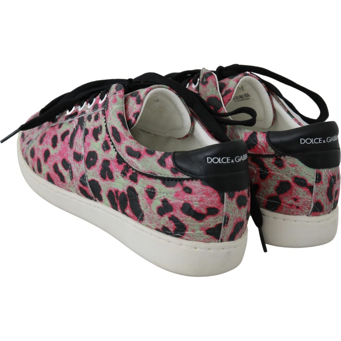 Dolce & Gabbana Multicolor Crocodile Leather Sneakers Dolce & Gabbana Dark Slate Gray