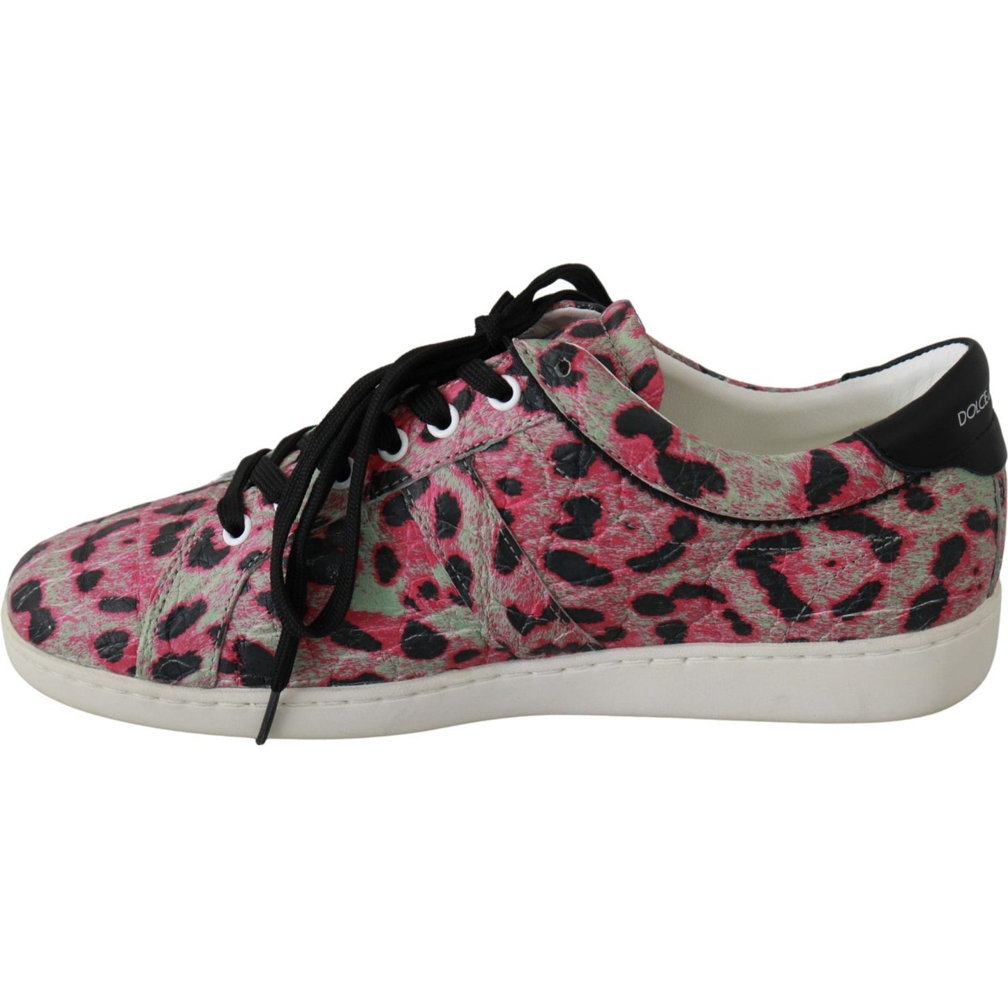 Dolce & Gabbana Multicolor Crocodile Leather Sneakers Dolce & Gabbana Dim Gray