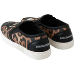 Dolce & Gabbana Chic Leopard Print Loafers for Elegant Comfort Dolce & Gabbana Gray