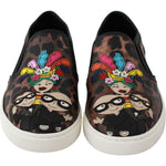 Dolce & Gabbana Elegant Leopard Print Loafers for Sophisticated Style Dolce & Gabbana Gray