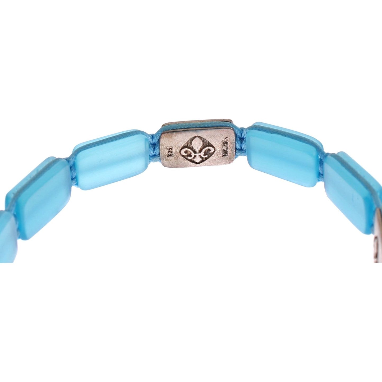 Chic Nialaya Diamond & Opal Beaded Bracelet Bracelet Nialaya Sky Blue