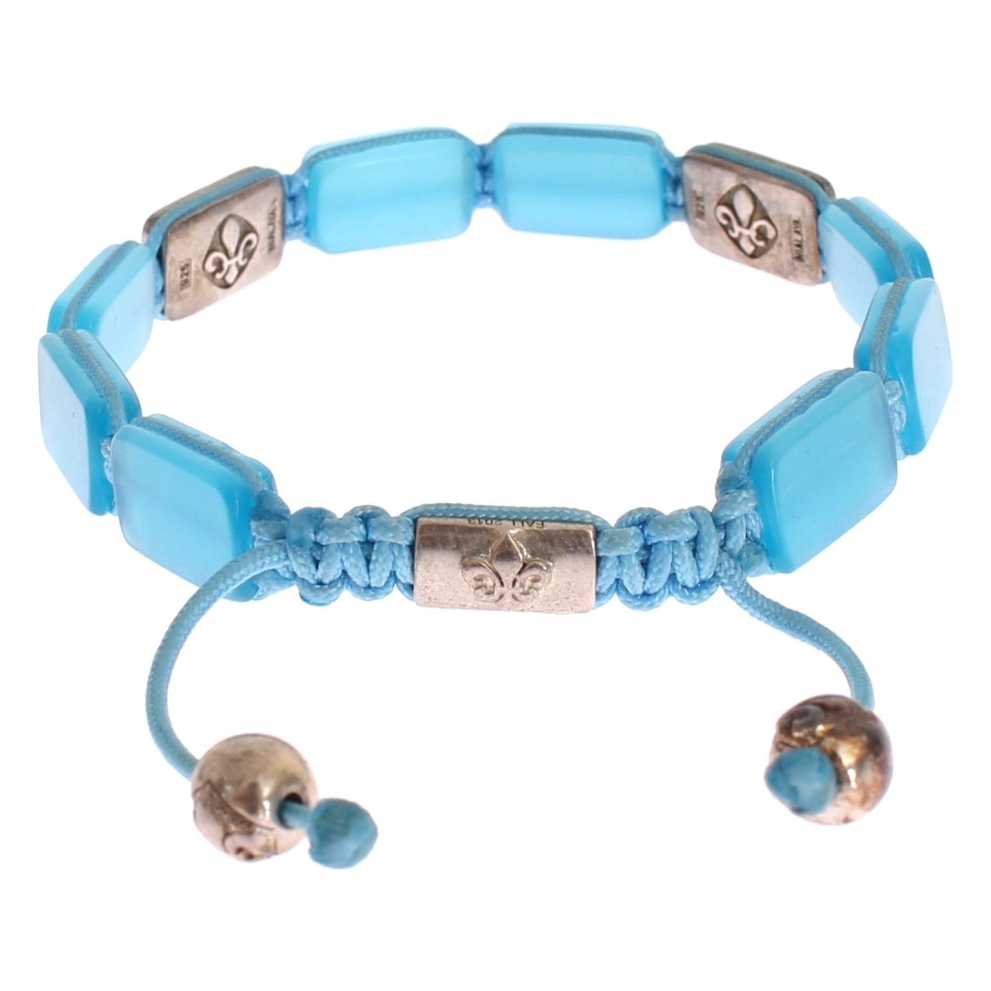 Chic Nialaya Diamond & Opal Beaded Bracelet Bracelet Nialaya Sky Blue