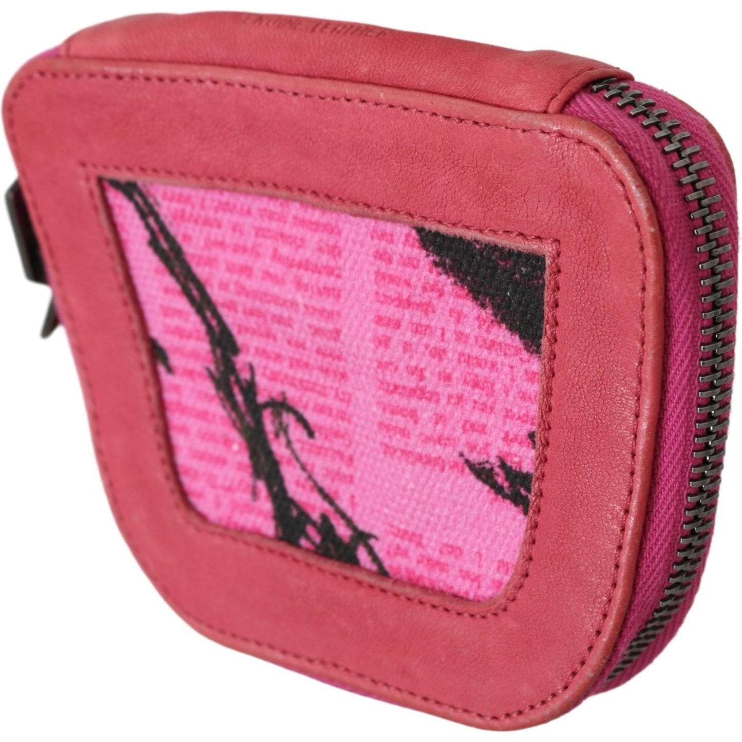 PINKO Elegant Pink Fabric Coin Wallet Purse PINKO Maroon