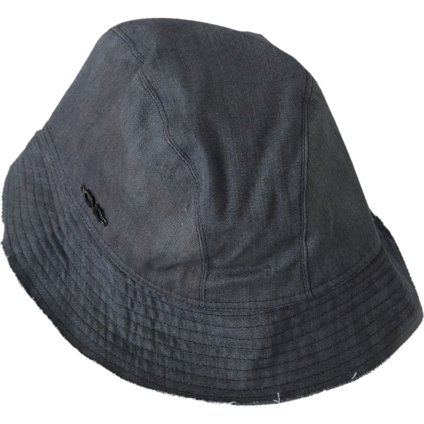 Costume National Chic Black Bucket Hat - Timeless Accessory Costume National Dark Slate Gray