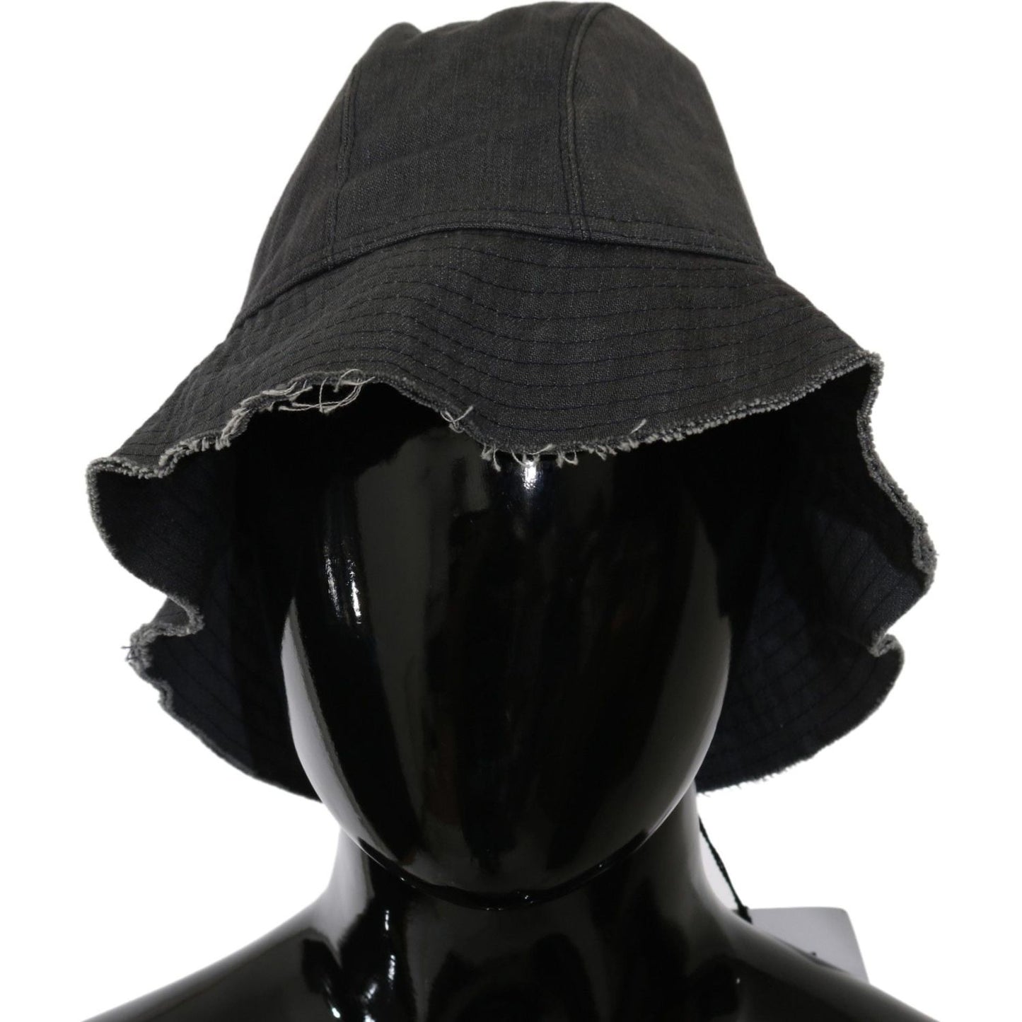 Costume National Chic Black Bucket Hat - Timeless Accessory Costume National Black