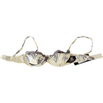 Ermanno Scervino Beige Gray Lace Balconcino Bra Underwear BIK737-IT2