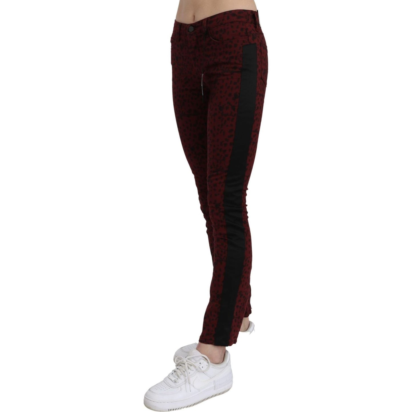 Costume National Bordeaux Slim Fit Designer Jeans Costume National Gray