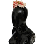 Dolce & Gabbana Elegant Silk Designer Headband Tiara Dolce & Gabbana Black