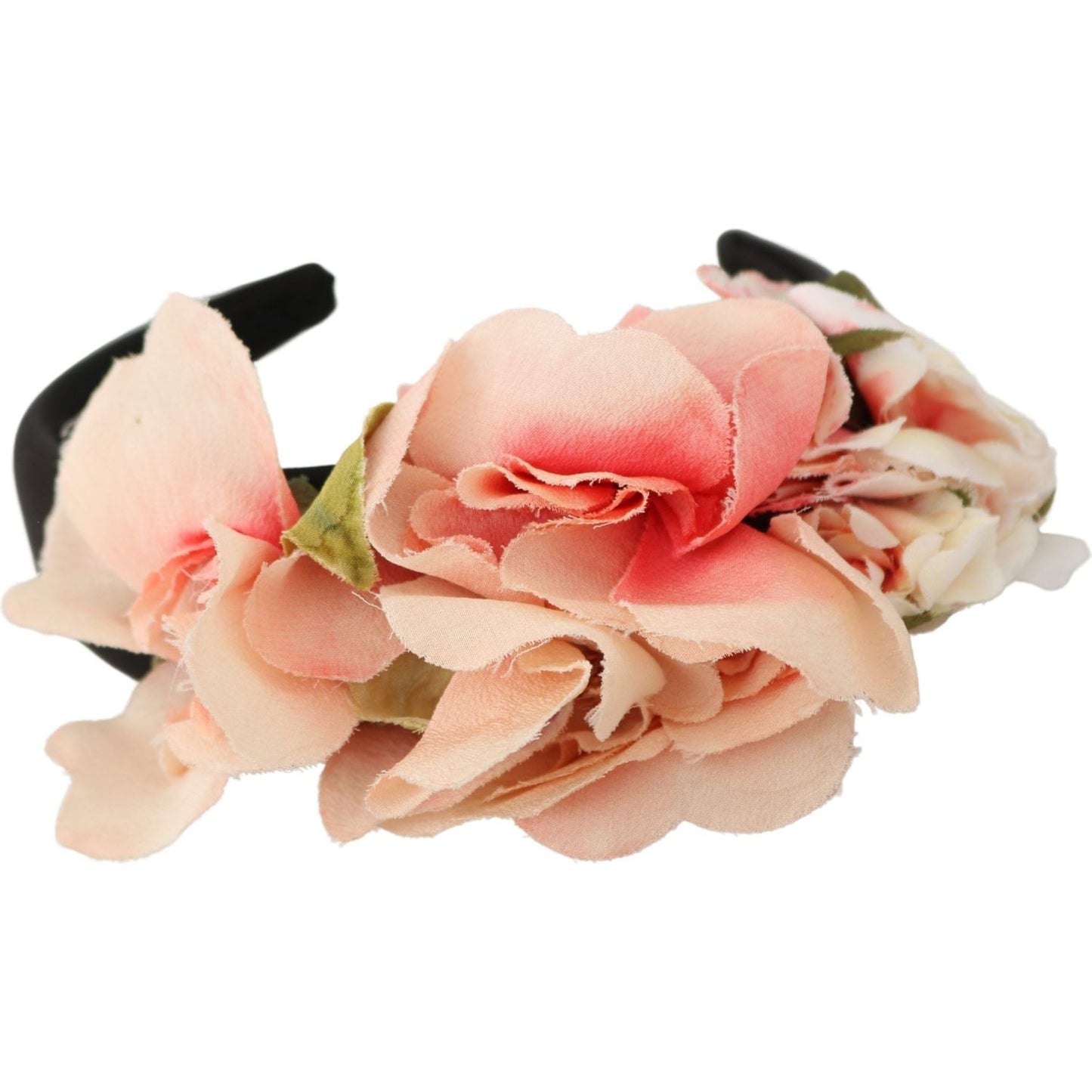 Dolce & Gabbana Elegant Silk Designer Headband Tiara Dolce & Gabbana Tan