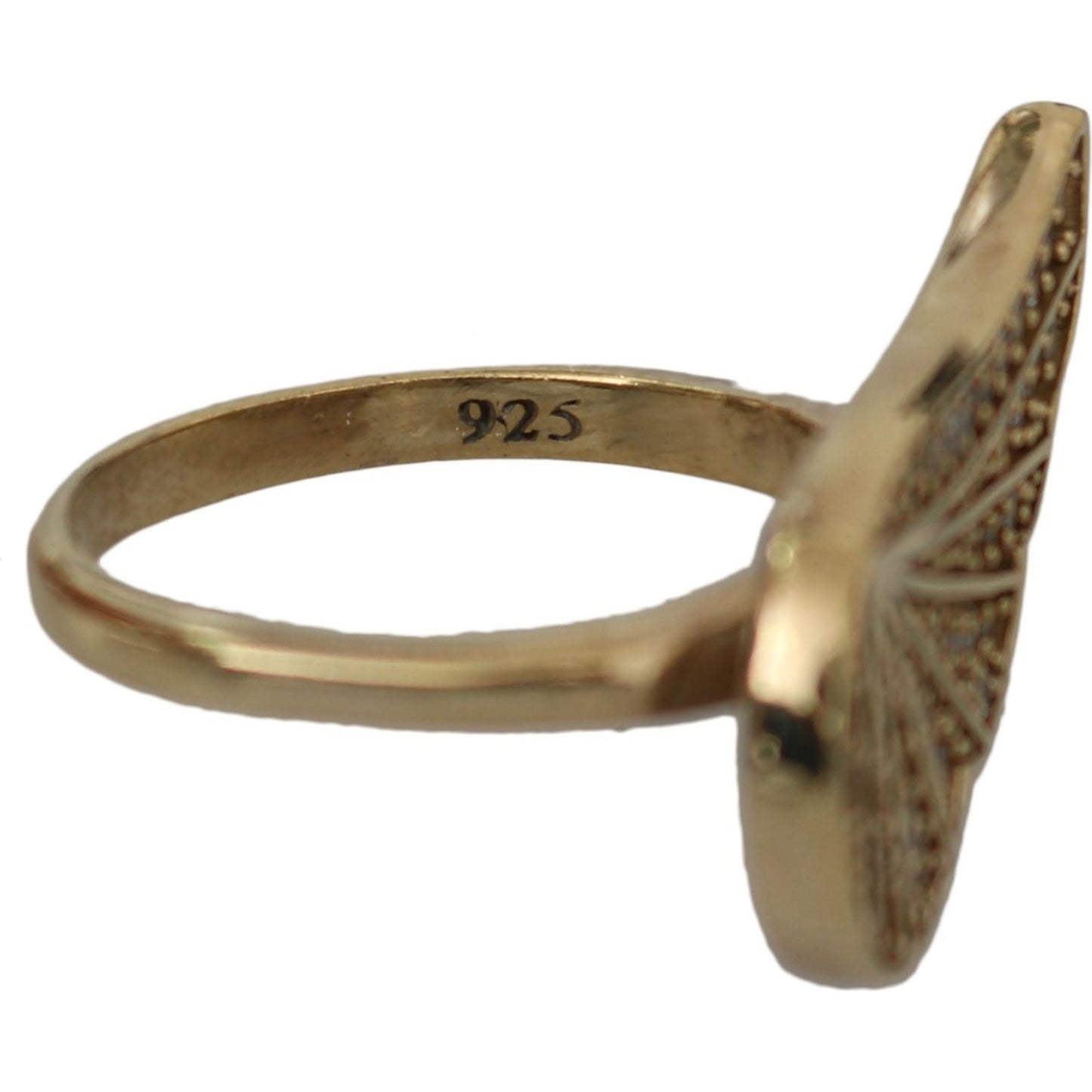 Nialaya Elegant Gold-Crystal Embellished Ring Ring Nialaya Dim Gray