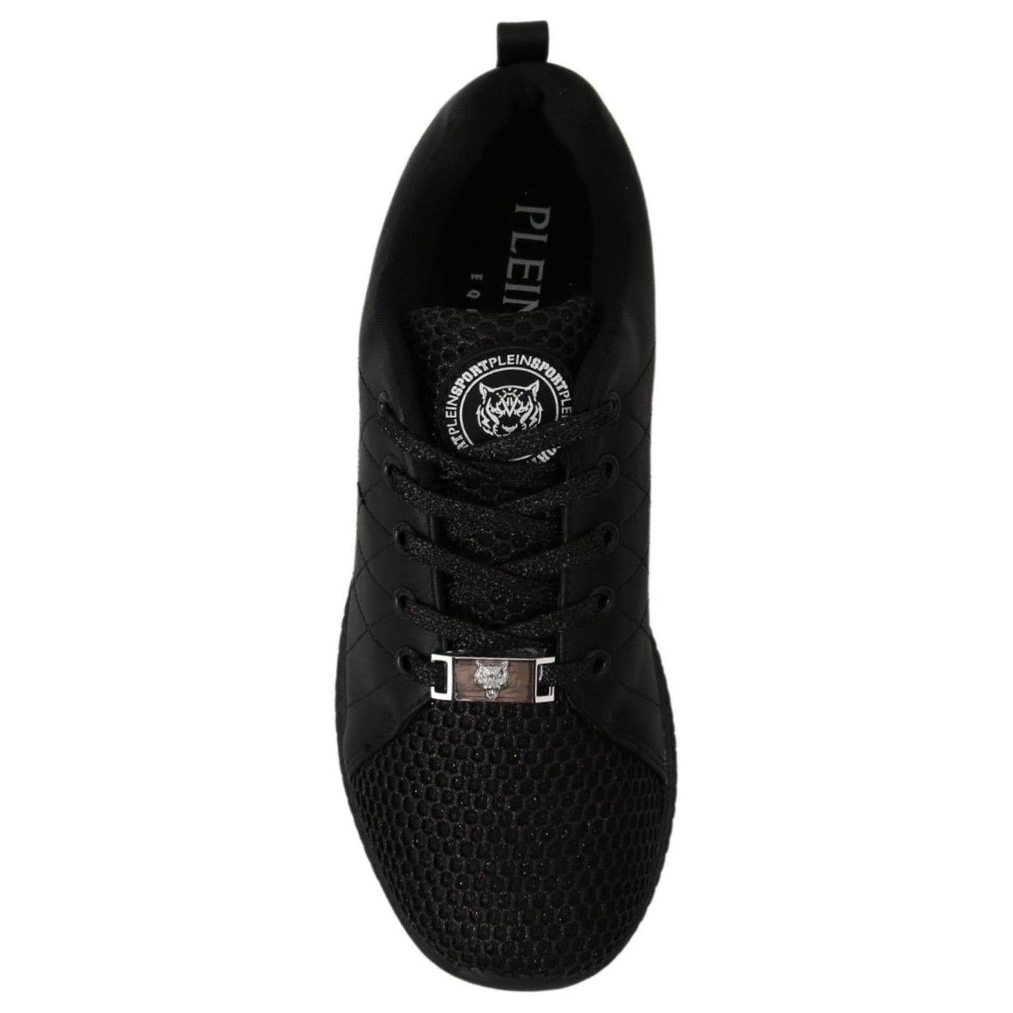Philipp Plein Elegant Black Gisella Sneakers WOMAN SNEAKERS Philipp Plein Black