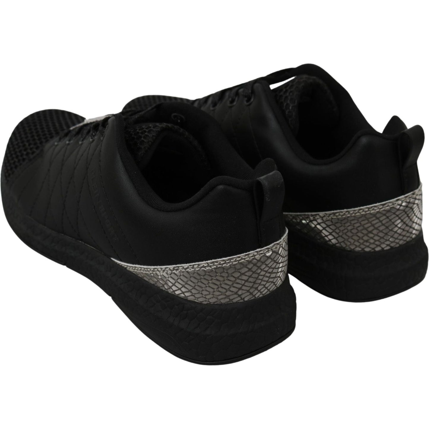 Philipp Plein Elegant Black Gisella Sneakers WOMAN SNEAKERS Philipp Plein Black