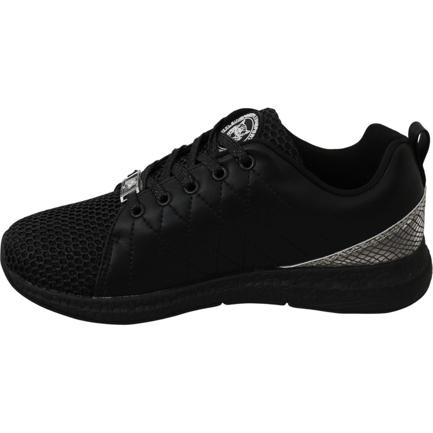 Philipp Plein Elegant Black Gisella Sneakers WOMAN SNEAKERS Philipp Plein Black