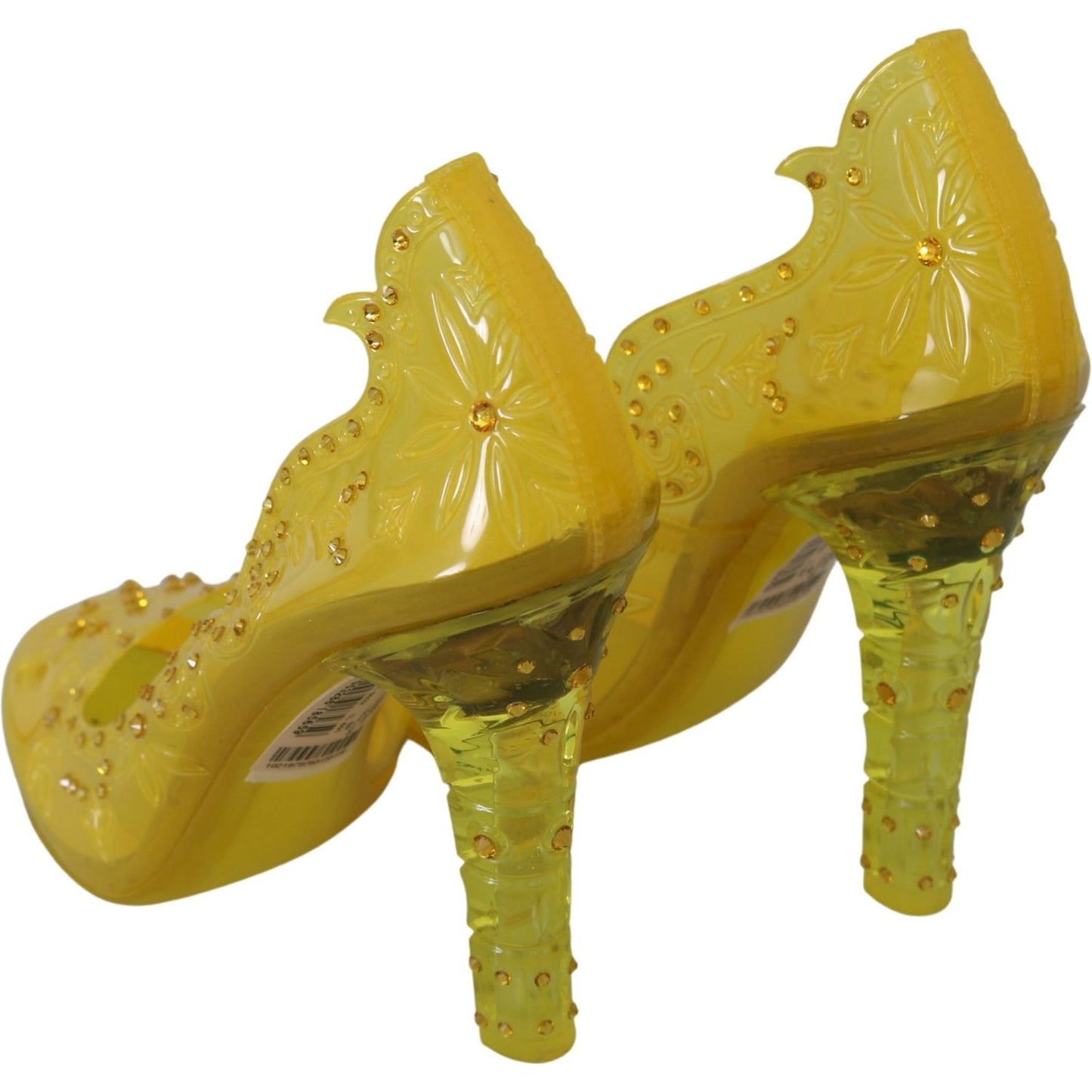 Dolce & Gabbana Enchanting Cinderella Crystal Pumps Dolce & Gabbana Dark Goldenrod