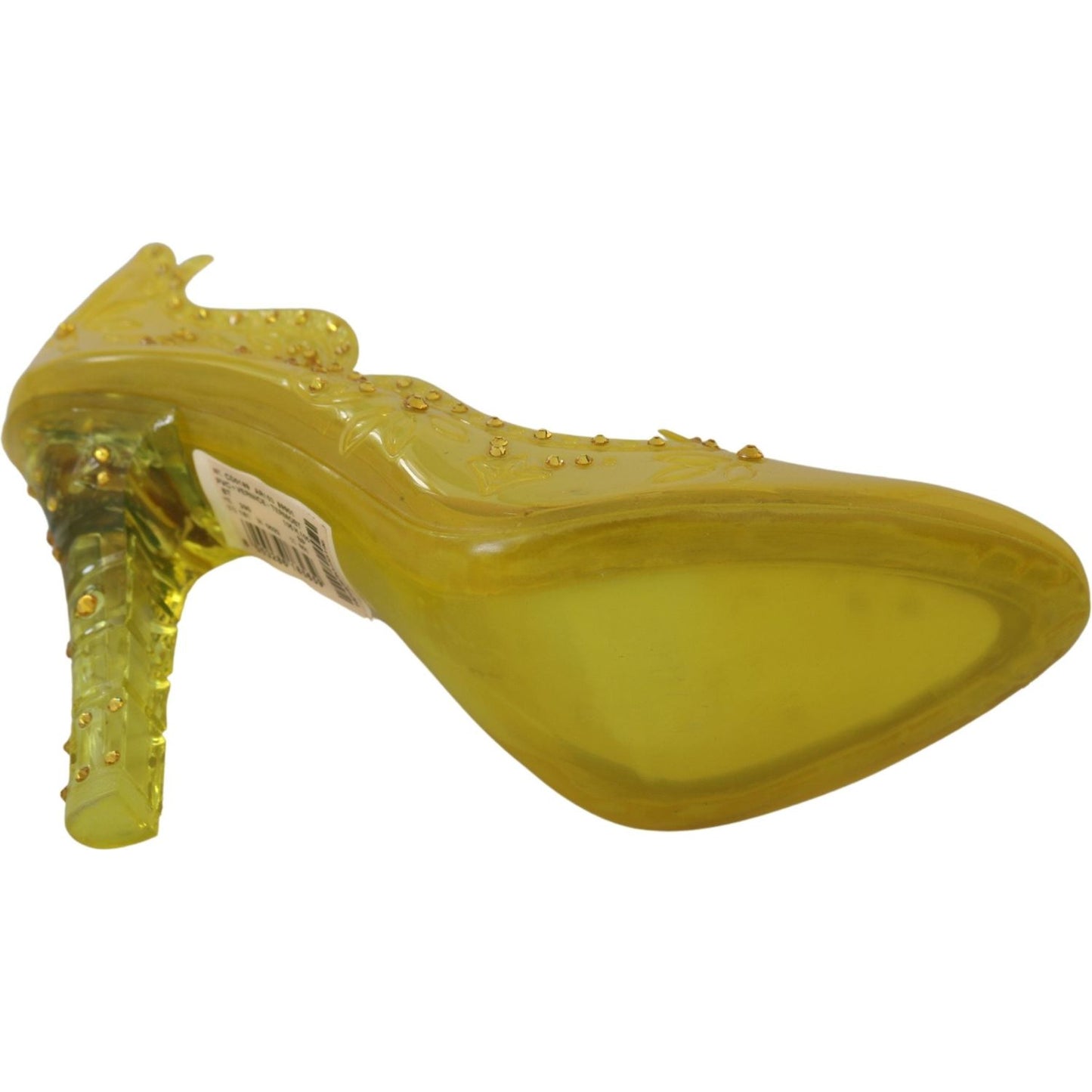 Dolce & Gabbana Enchanting Cinderella Crystal Pumps Dolce & Gabbana Dark Goldenrod