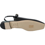 Jimmy Choo Elegant Black Patent Flats with Crystal Accent 192954629175