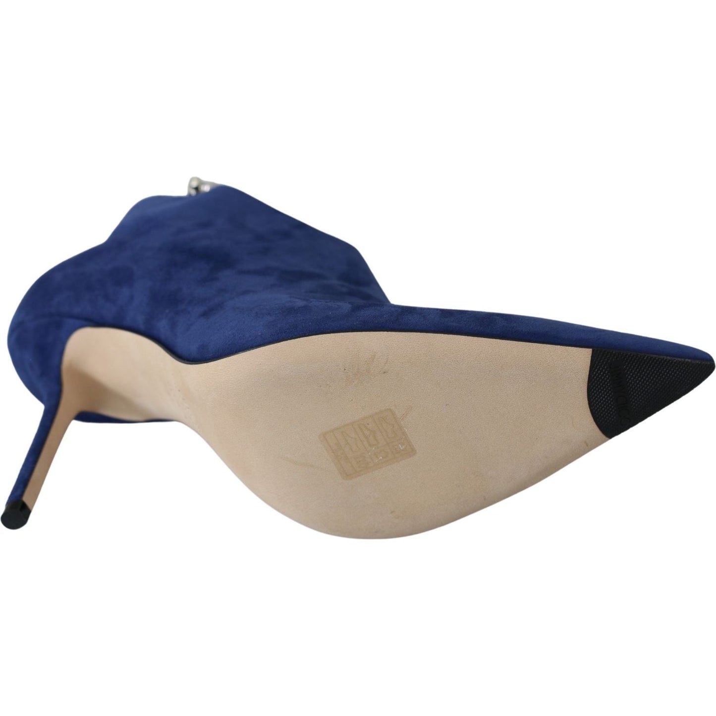 Jimmy Choo Pop Blue Crystal-Strap Heeled Boots Jimmy Choo Rosy Brown