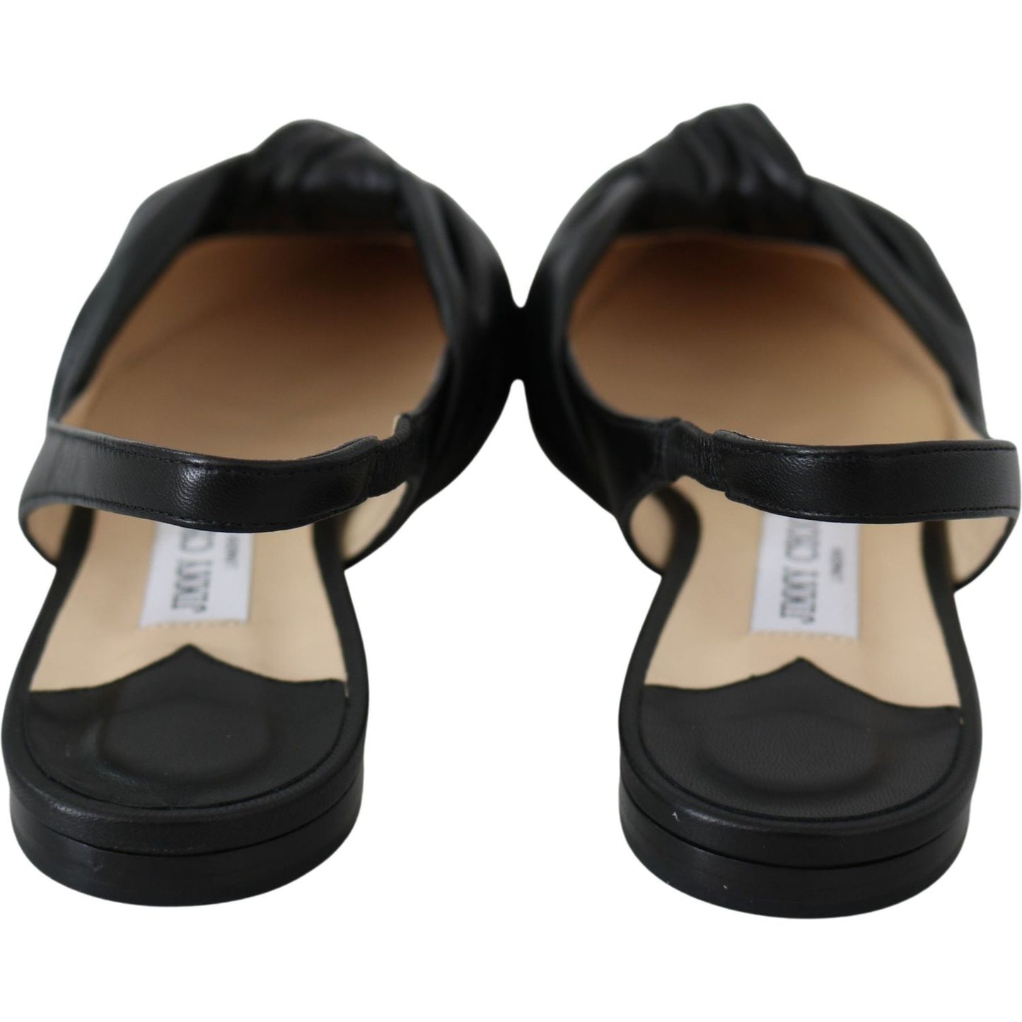 Jimmy Choo Elegant Pointed Toe Leather Flats 191714992894