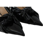 Jimmy Choo Elegant Black Leather Pointed Toe Pumps 191714967243
