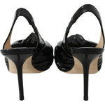 Jimmy Choo Elegant Black Leather Pointed Toe Pumps 191714967243