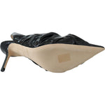Jimmy Choo Elegant Black Leather Pointed Toe Pumps 191714967243