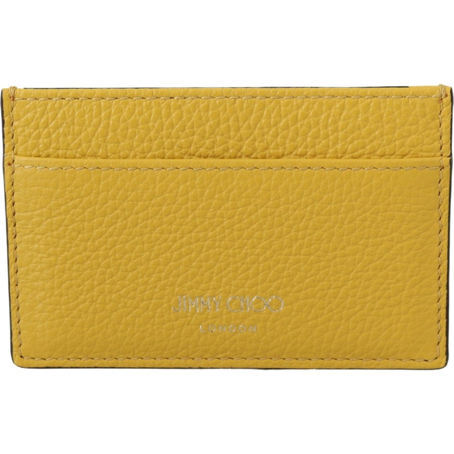 Jimmy Choo Sunshine Yellow Leather Card Holder Jimmy Choo Goldenrod