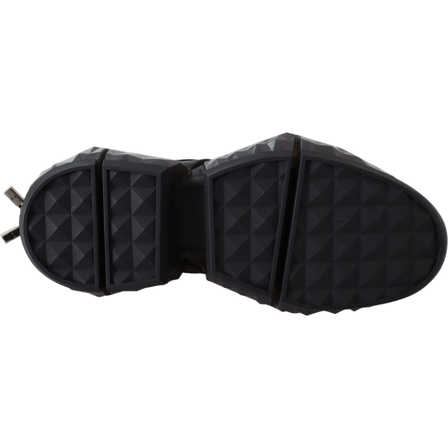 Jimmy Choo Electric Elegance Leather Mesh Sneakers Jimmy Choo Black