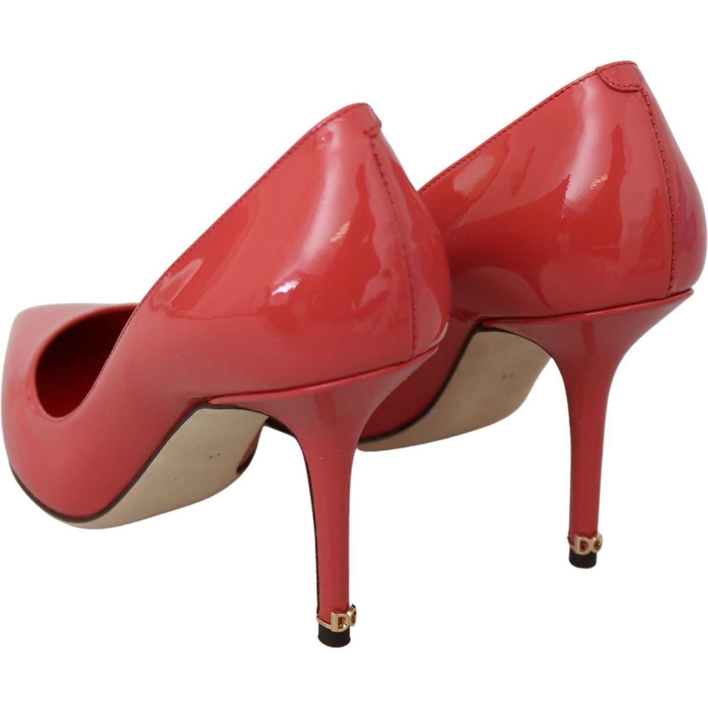 Dolce & Gabbana Elegant Dark Pink Patent Leather Pumps Dolce & Gabbana Sienna