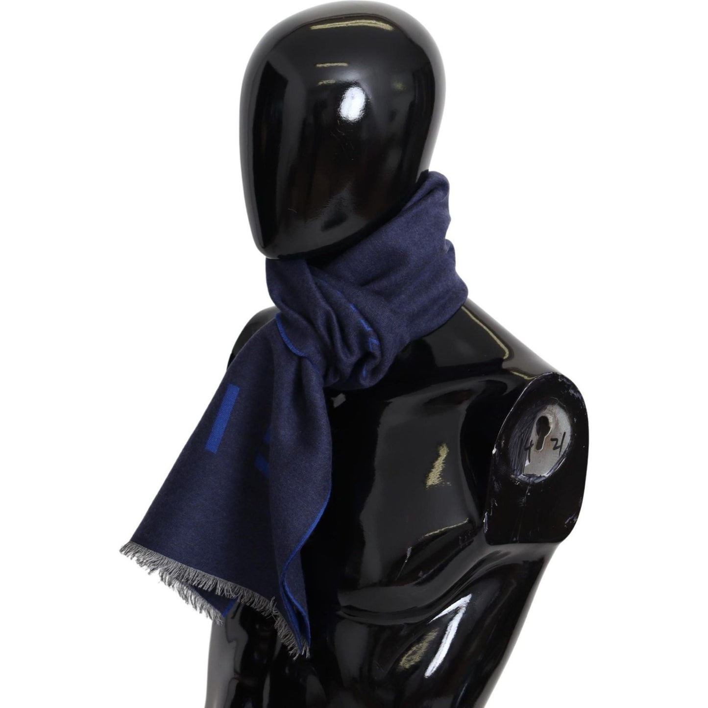 Givenchy Elegant Unisex Wool Silk Blend Scarf Wool Wrap Shawls Givenchy Black