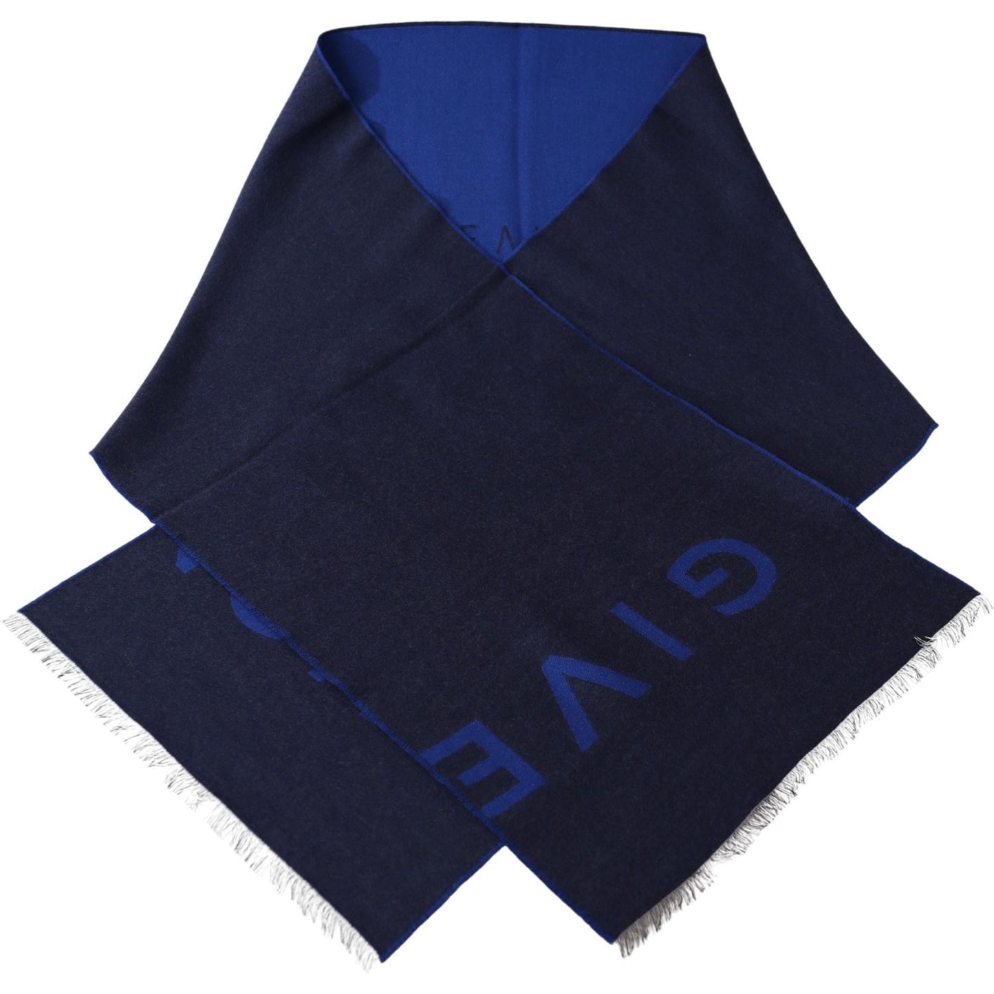 Givenchy Elegant Unisex Wool Silk Blend Scarf Wool Wrap Shawls Givenchy Dark Slate Gray