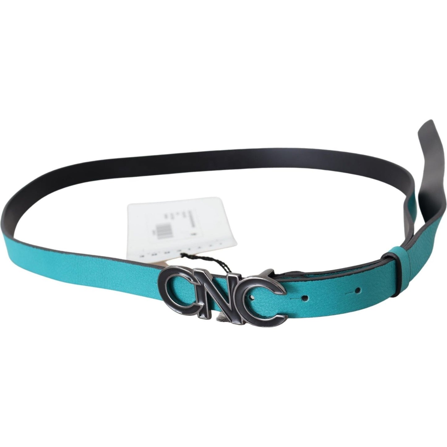 Costume National Chic Blue Green Leather Fashion Belt Belt Costume National Dark Slate Gray