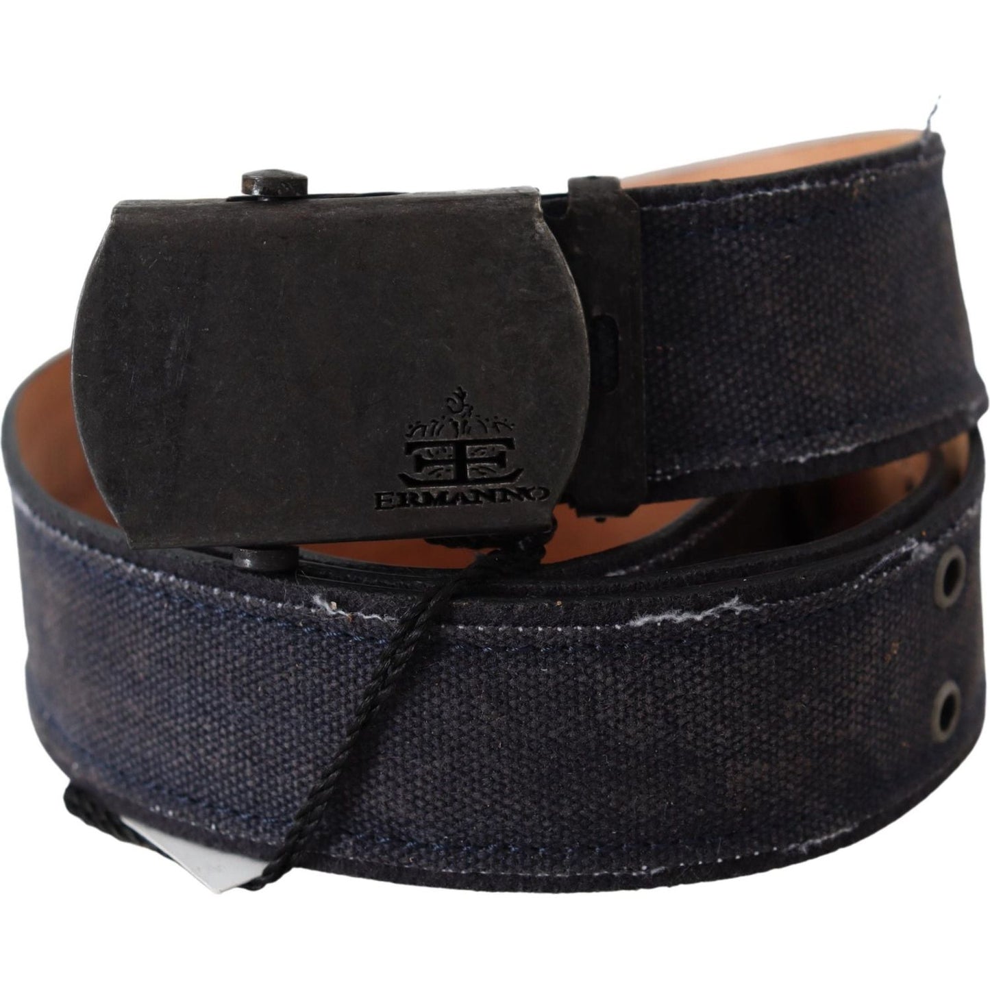 Ermanno Scervino Chic Blue Leather Waist Belt Belt Ermanno Scervino Dark Slate Gray