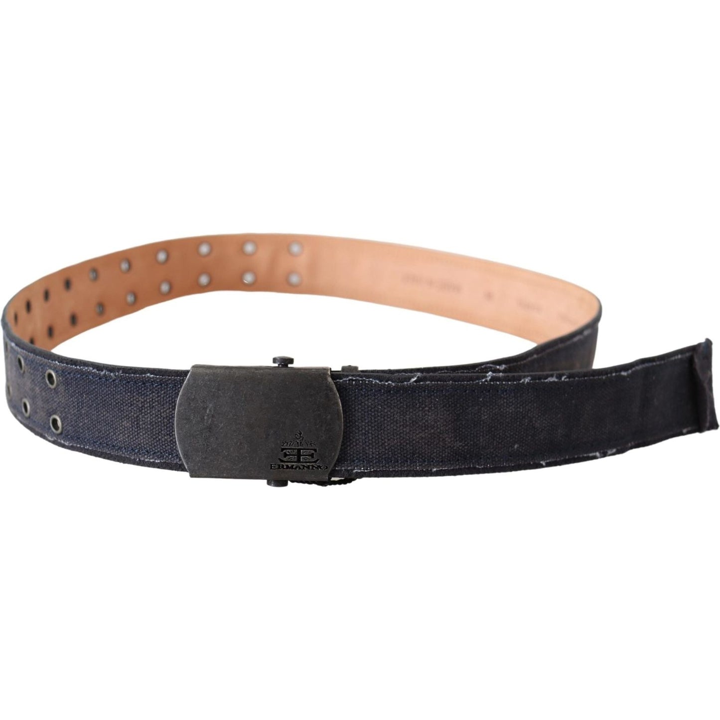 Ermanno Scervino Chic Blue Leather Waist Belt Belt Ermanno Scervino Tan