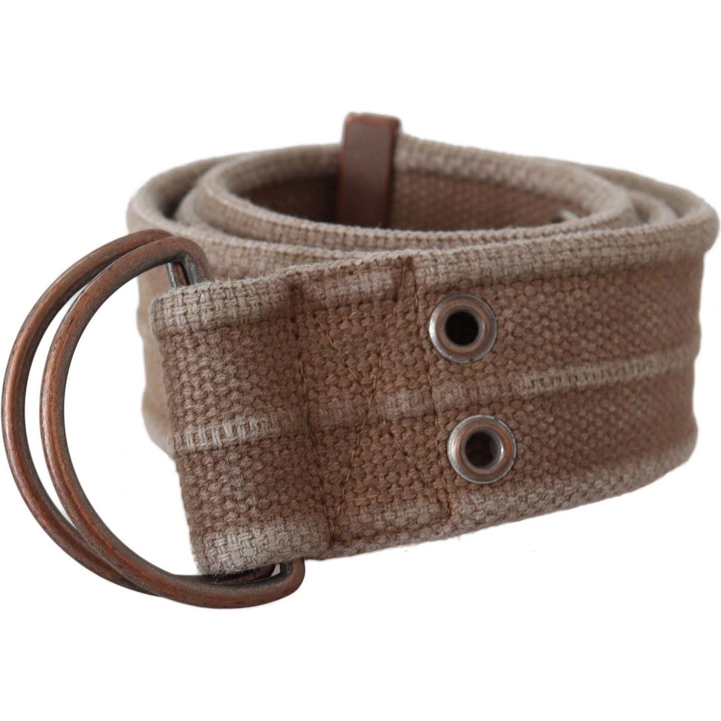 Dolce & Gabbana Chic Beige Leather Adjustable Belt Belt Dolce & Gabbana Dim Gray