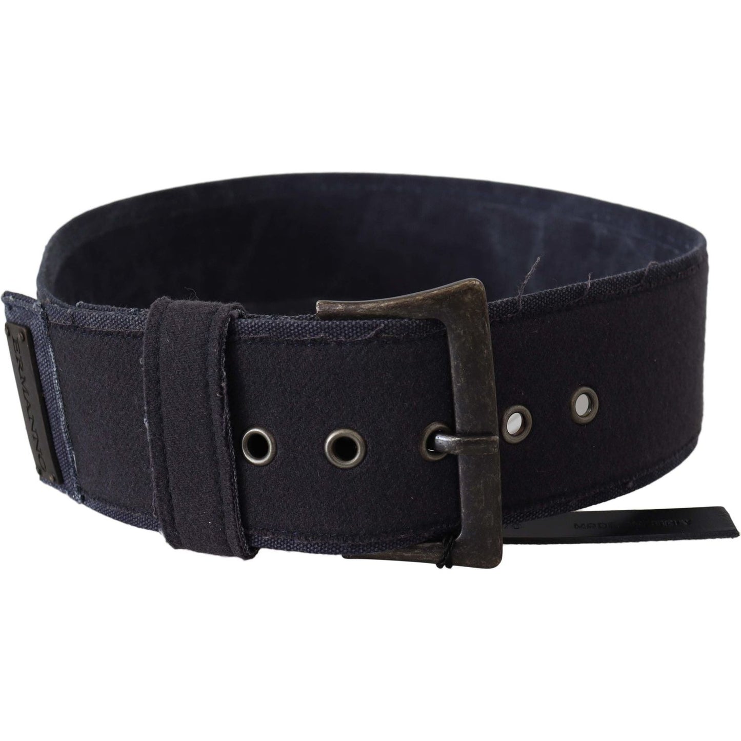 Ermanno Scervino Elegant Black Leather Classic Belt Belt Ermanno Scervino Black