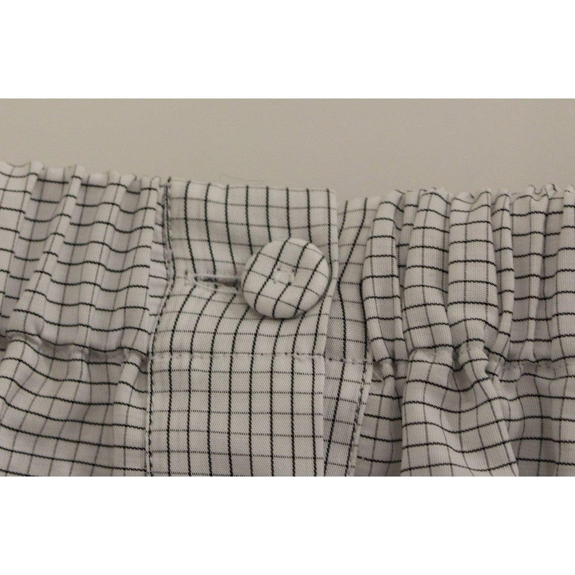 Andrea Incontri Chic White Mini Skirt - Elegant & Timeless Andrea Incontri Rosy Brown
